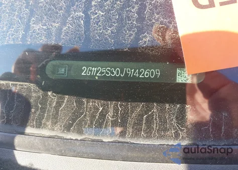 2018 Chevrolet Impala 2Lz from USA, damaged, VIN 2G1125S30J9142609